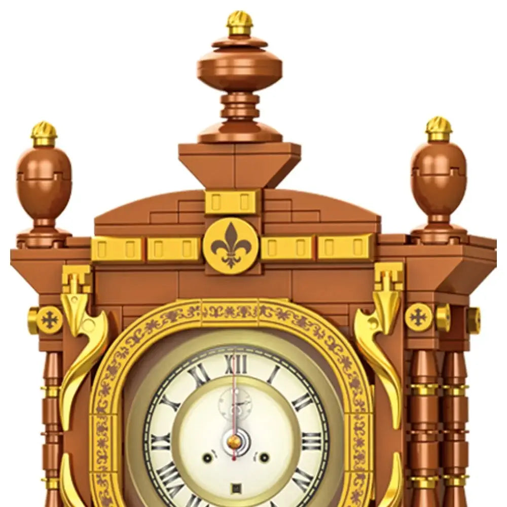Retro Swing Clock Building Blocks DIY Pendulum Construction Kit Gift