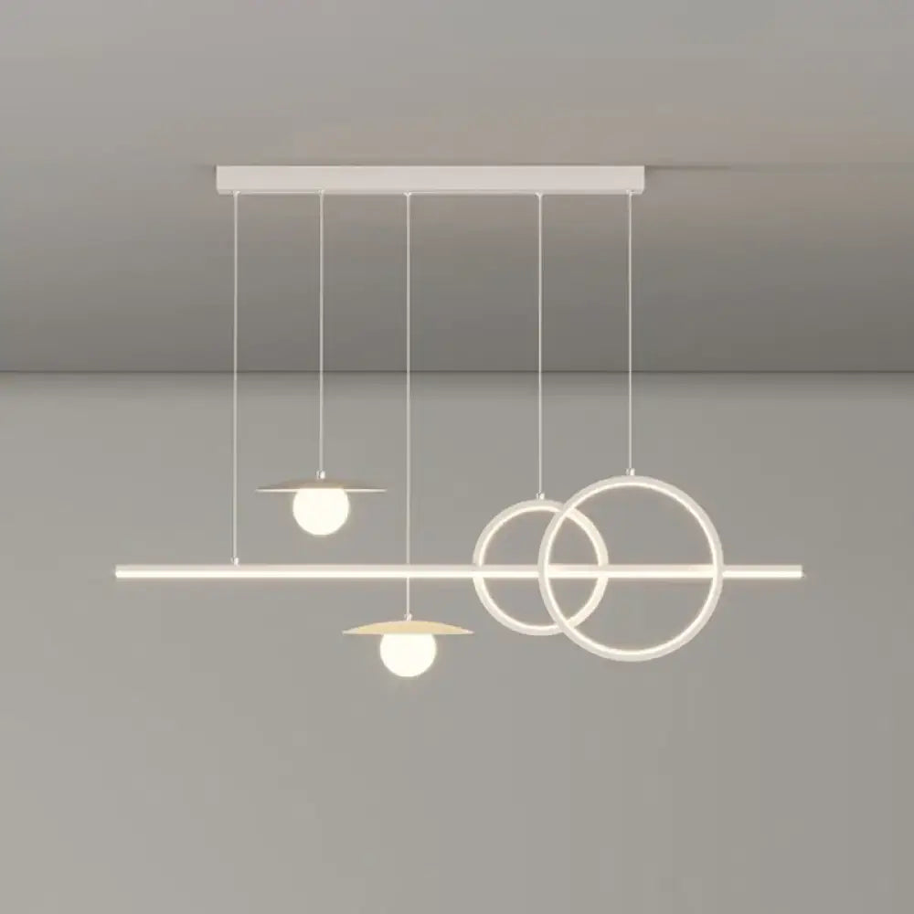 Modern Dimmable LED Pendant Light – Linear Kitchen Island Fixture