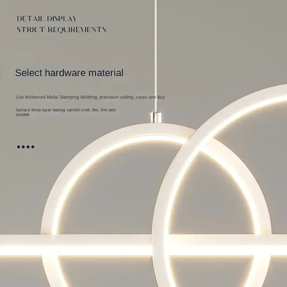 Modern Dimmable LED Pendant Light – Linear Kitchen Island Fixture