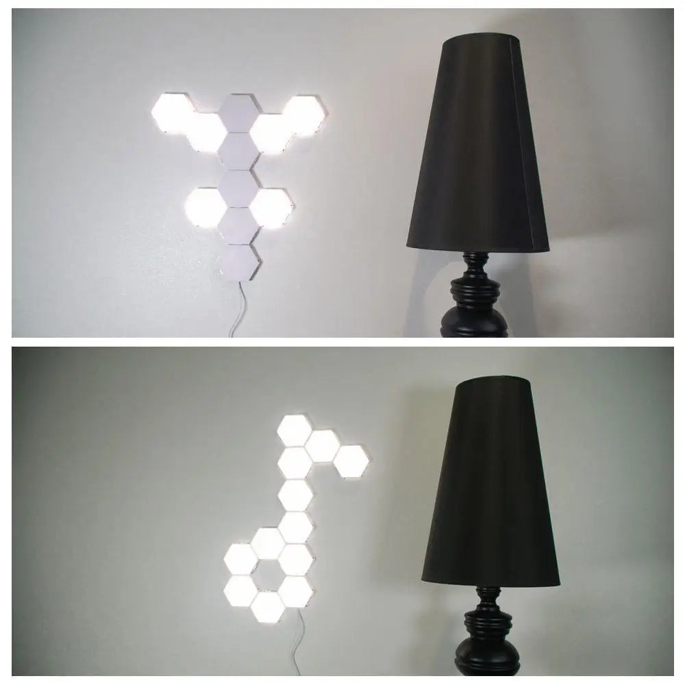 Modular Hexagon Touch LED Wall Lights