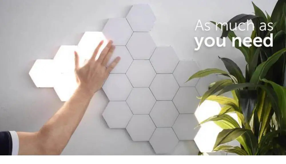 Modular Hexagon Touch LED Wall Lights