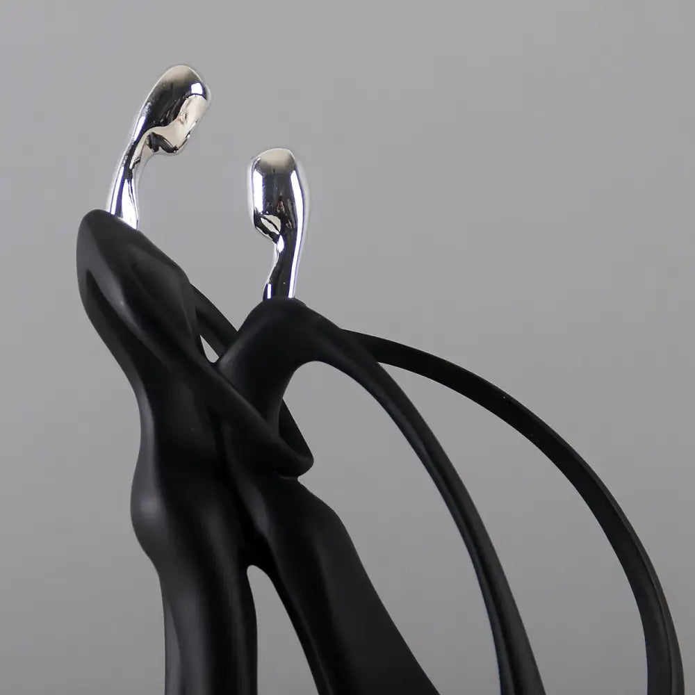 Nordic Art Dancing Couple Resin Figure Ornaments Figurines