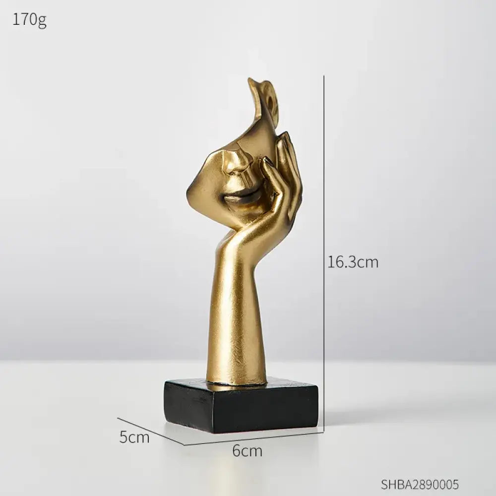 Nordic Statue Abstract Resin Desktop Ornaments Sculpture Miniature Figurines