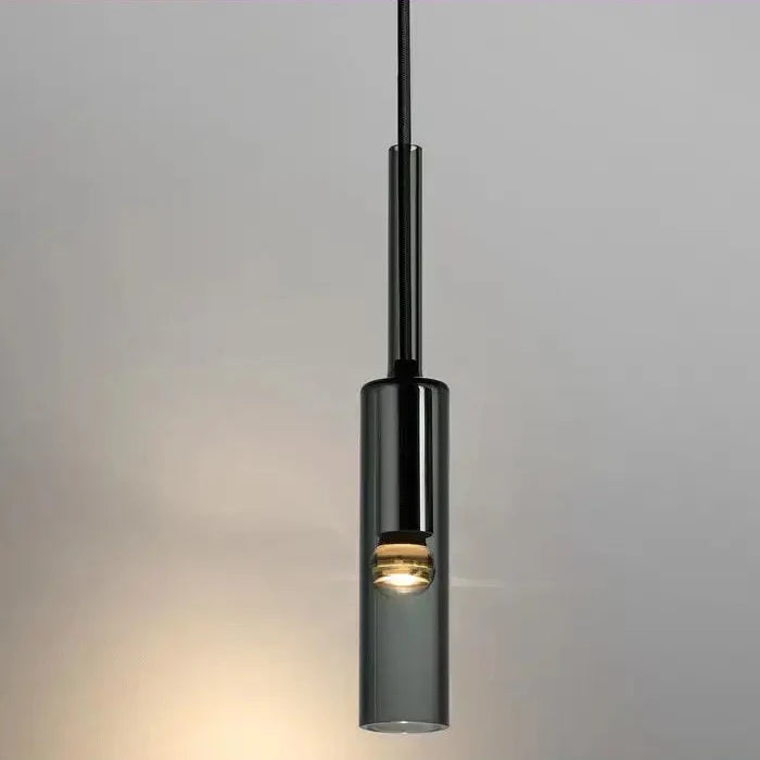 Modern Bottle Glass Pendant Light – Minimalist Lamp