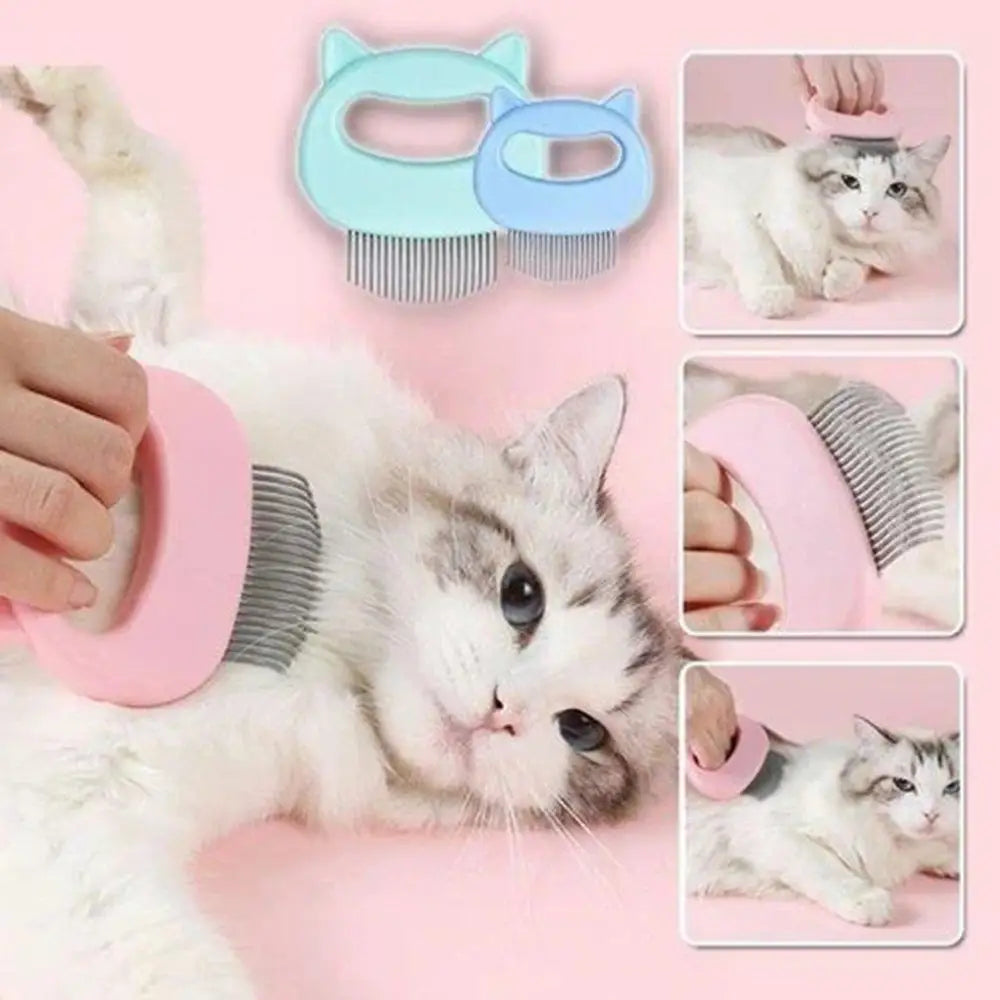 Pet Hair Removal Massaging Shell Comb