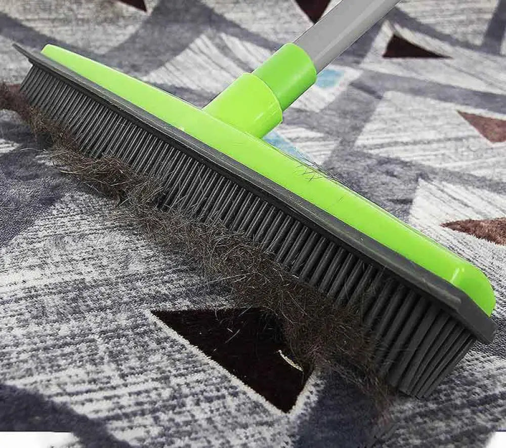 Pet Hair Remover Rubber Broom