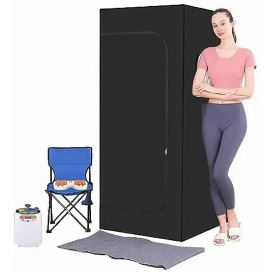 Portable 1100W Home Sauna Box with 3L Steamer