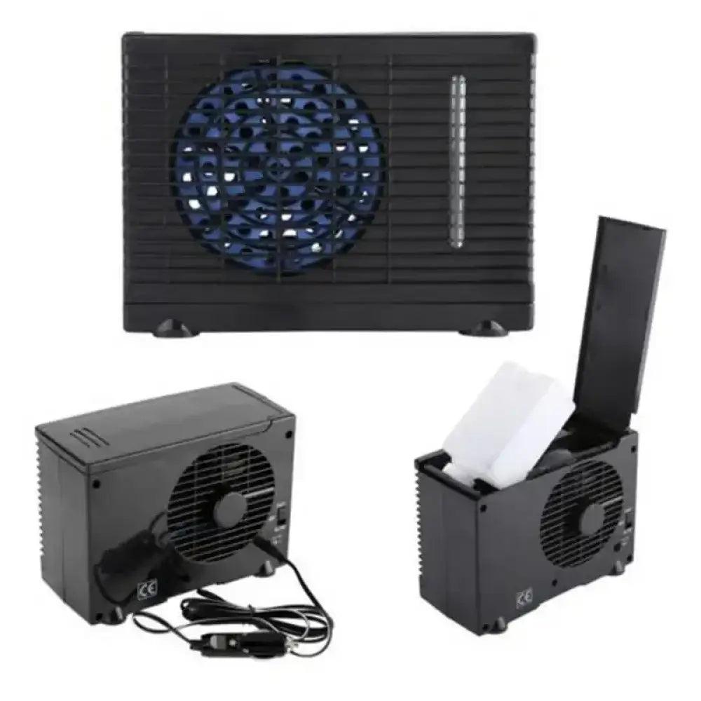 Portable 12V USB Car Air Cooler – 2 Speeds, 400ml Water Tank, for Car, Desk & Travel