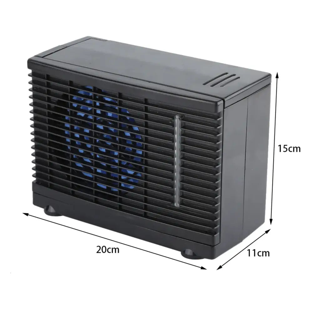 Portable 12V USB Car Air Cooler – 2 Speeds, 400ml Water Tank, for Car, Desk & Travel