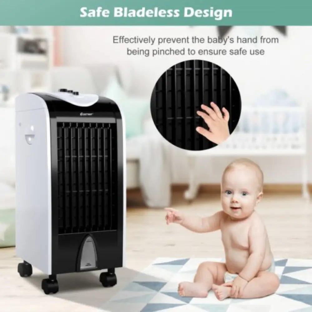 Portable Air Conditioner Evaporative Stand Up Windowless Room Cooler