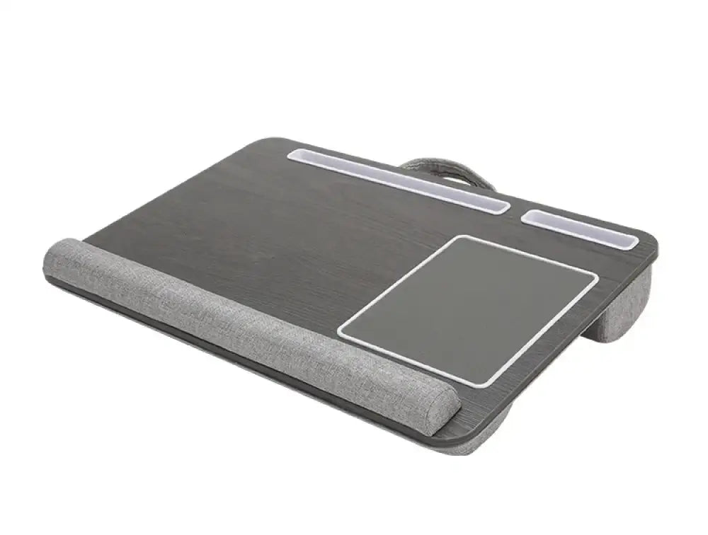 Portable Bamboo Laptop Desk Built-in Mouse Pad & Storage Sofa Bed