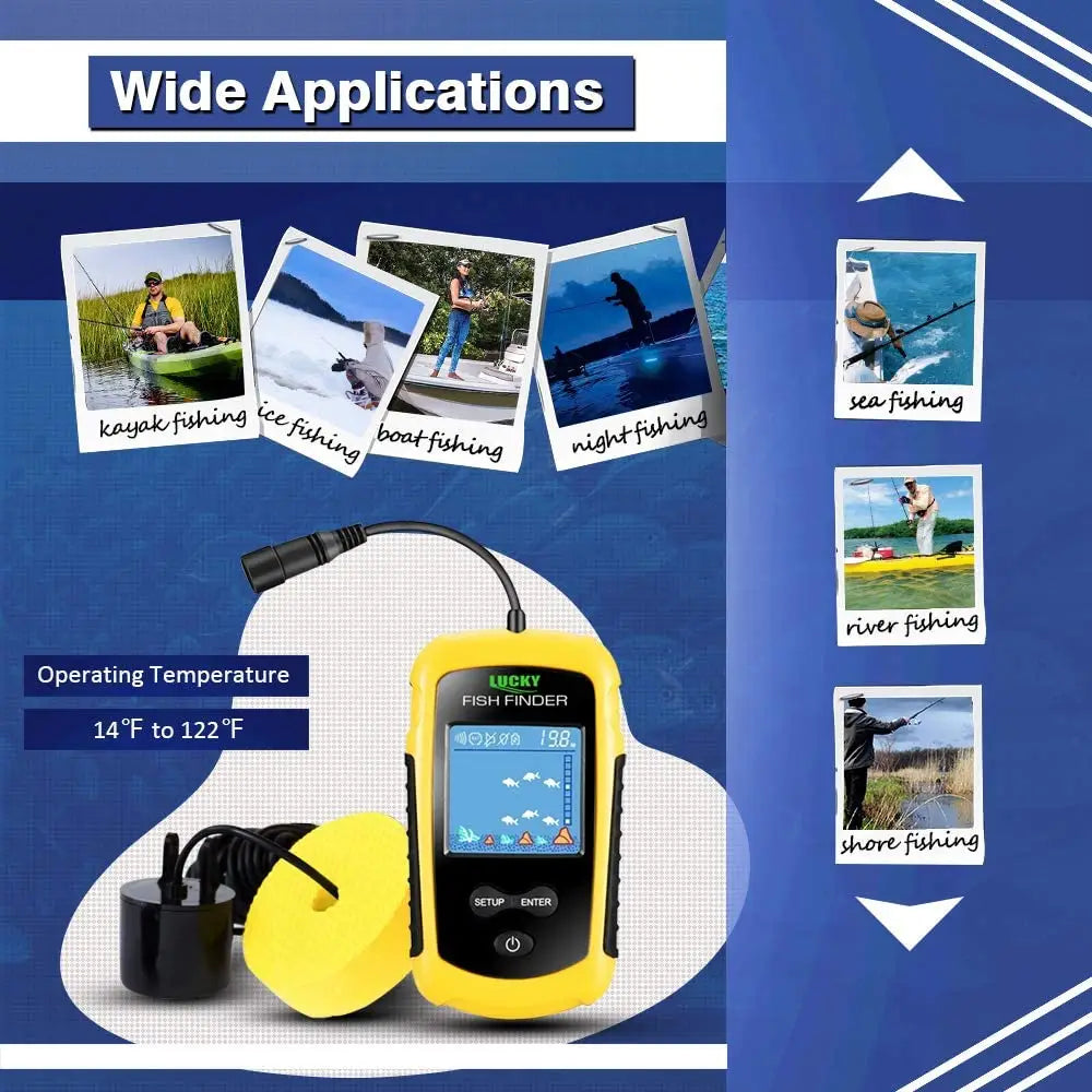 Portable GPS Fish and Depth Finder
