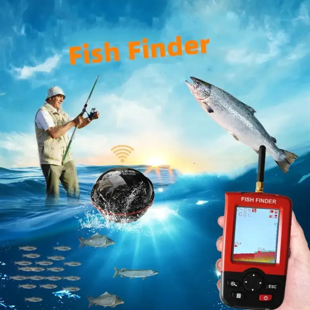 Portable GPS Fish and Depth Finder