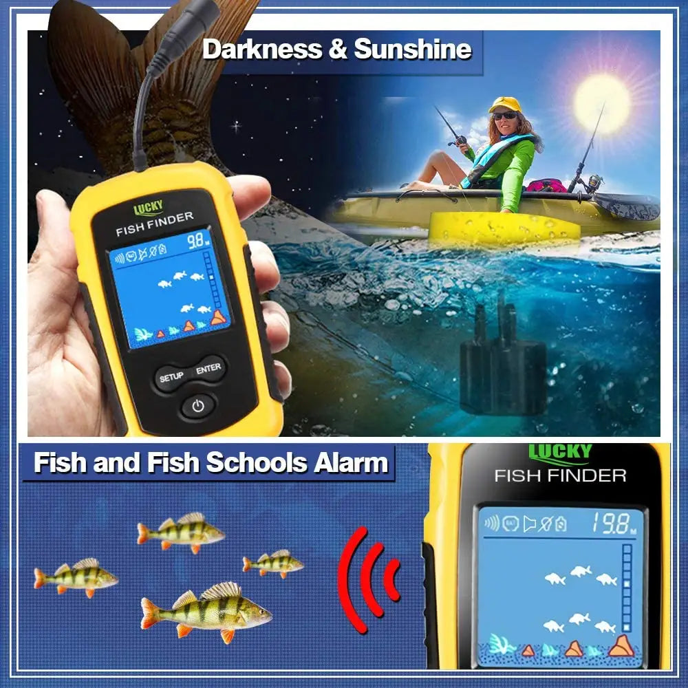 Portable GPS Fish and Depth Finder