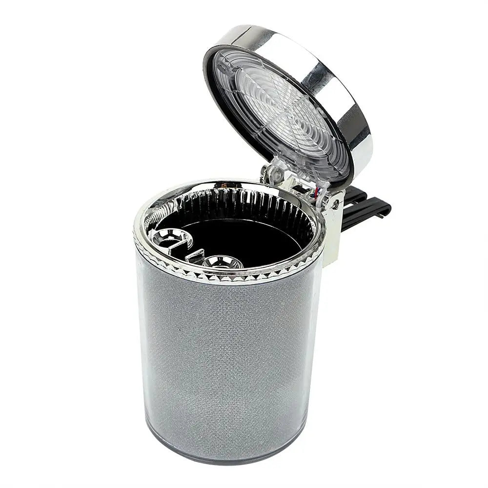 Portable Mini Car Ashtray with Colourful LED Light