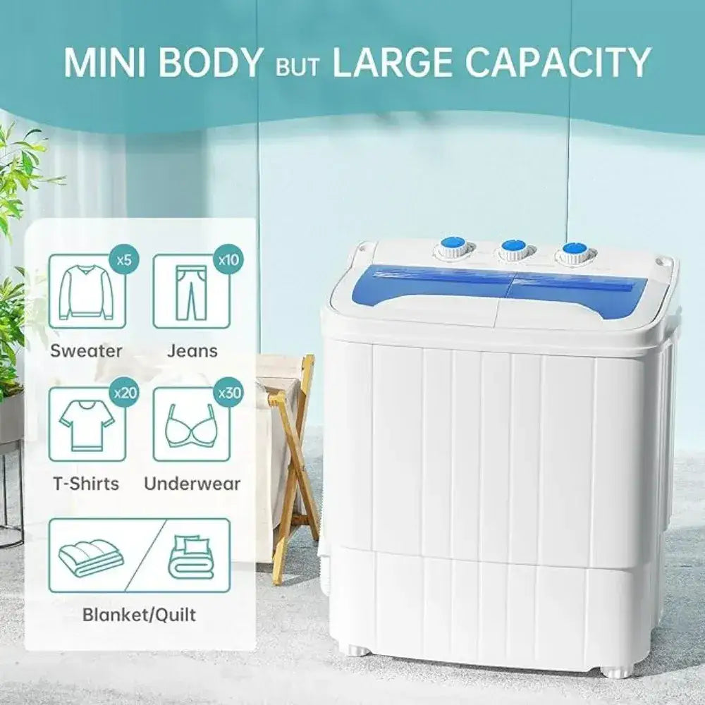 Portable Twin Tub Washing Machine