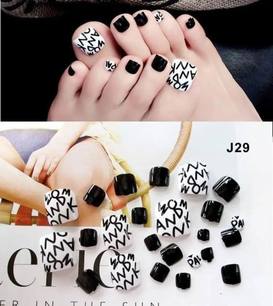 Press On Toe Nail Gel Stickers
