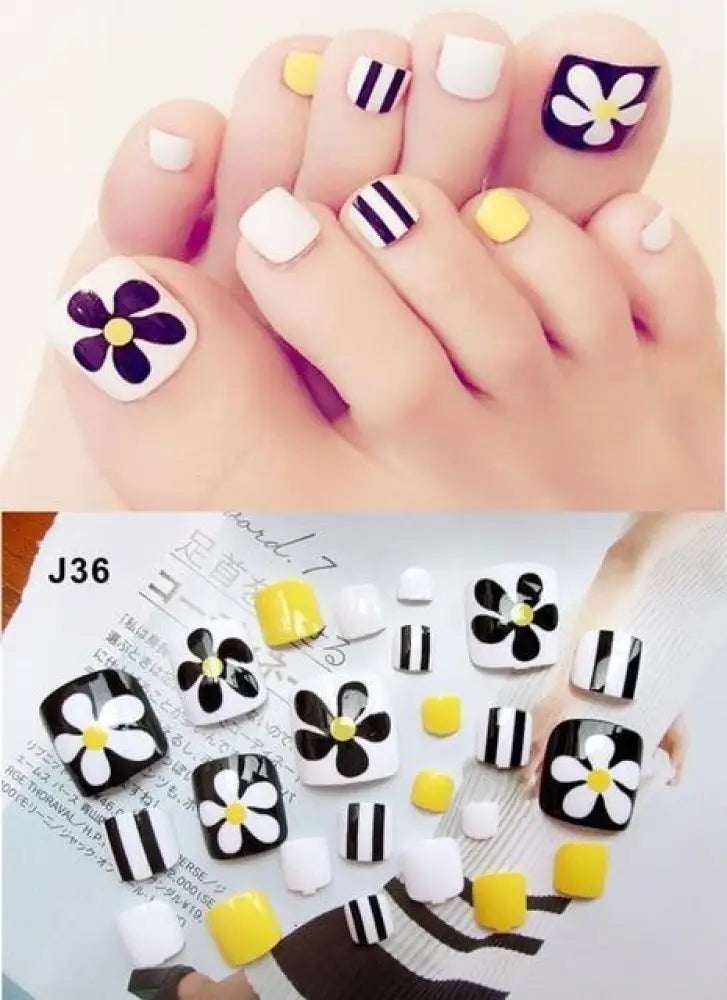 Press On Toe Nail Gel Stickers