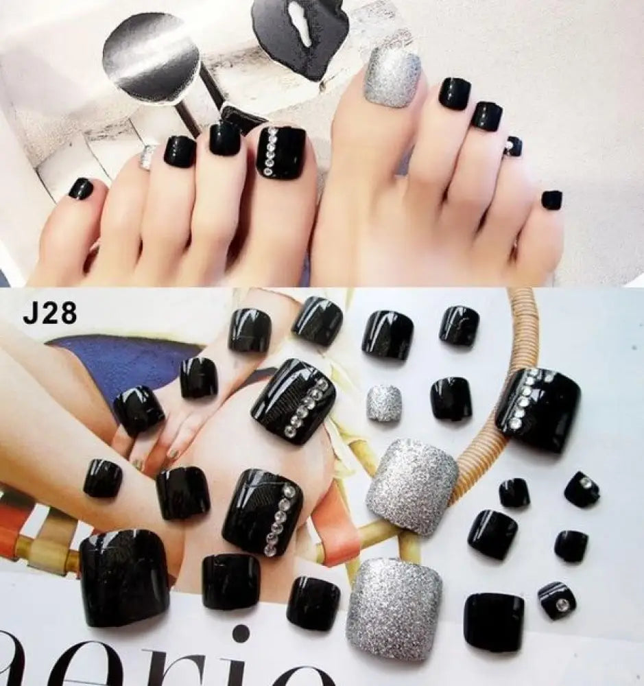 Press On Toe Nail Gel Stickers