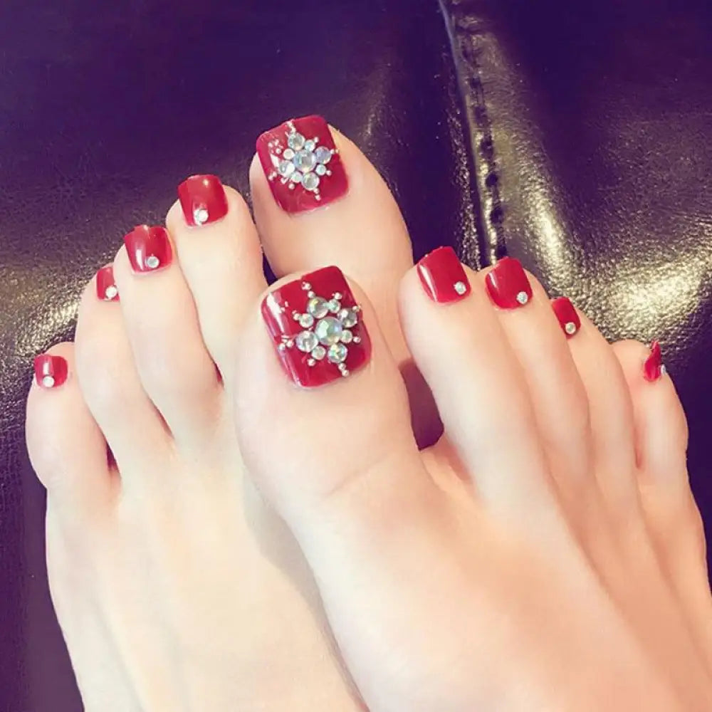 Press On Toe Nail Gel Stickers