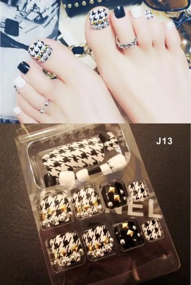 Press On Toe Nail Gel Stickers