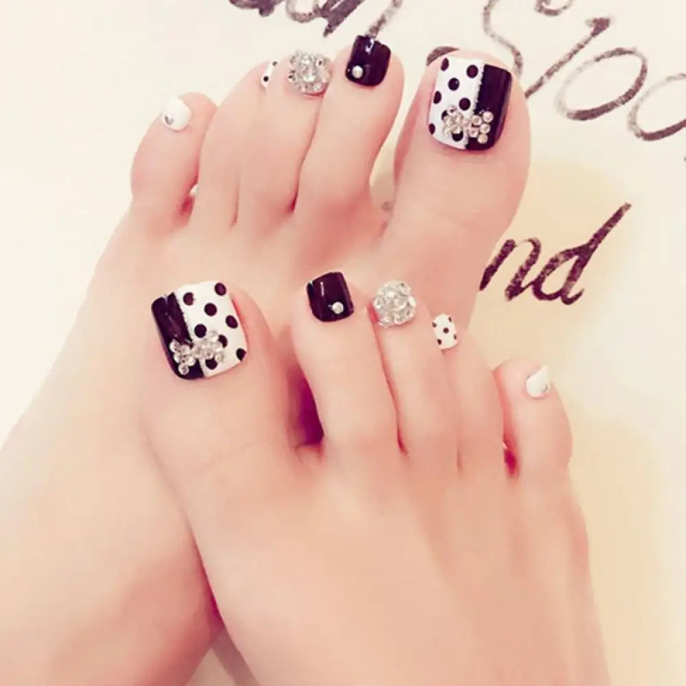 Press On Toe Nail Gel Stickers