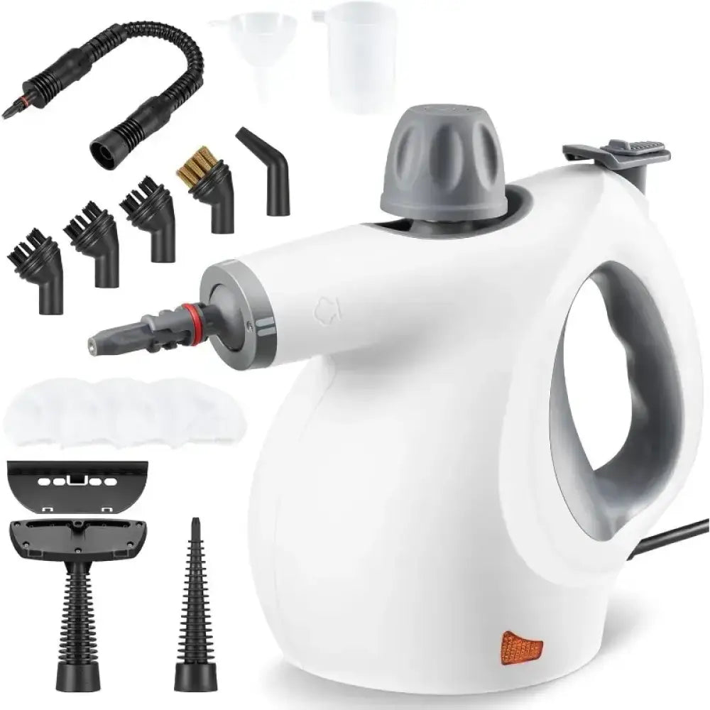 Pressurized Handheld Steam Cleaner 15.2OZ Multi-Purpose Portable Steamer with 14 Accessories
