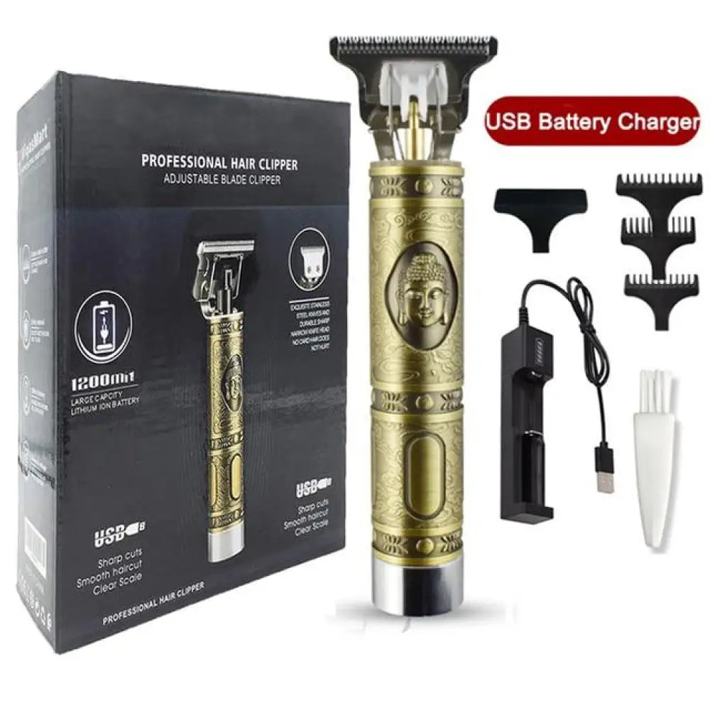 Rechargeable Cordless Close Cutting T-Blade Trimmer