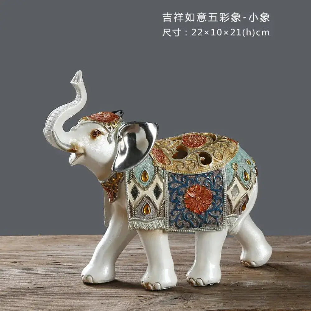 Resin LUCKY Giraffe Elk Figurine Statue Home Living Room Decor Crafts Sculpture