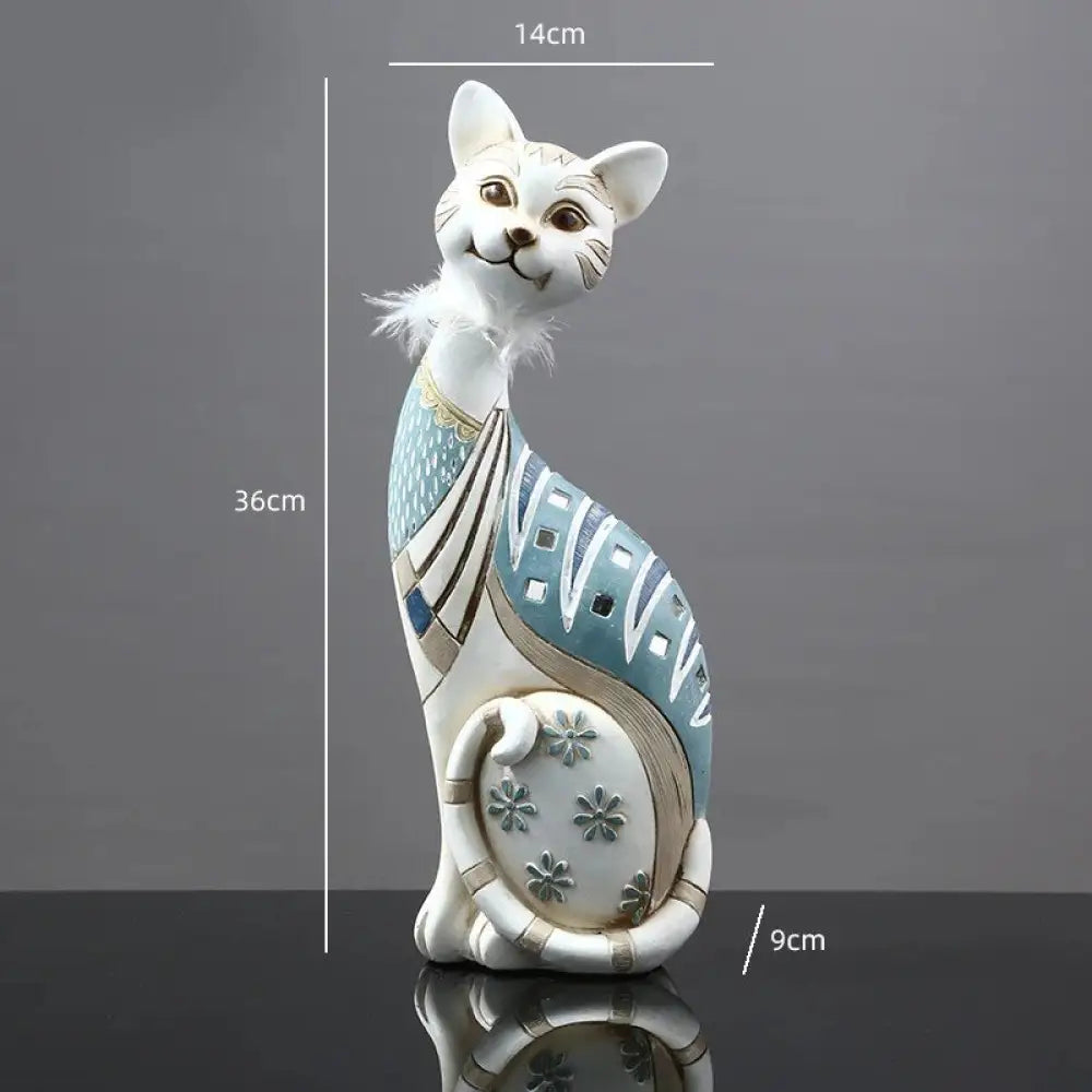 Resin LUCKY Giraffe Elk Figurine Statue Home Living Room Decor Crafts Sculpture
