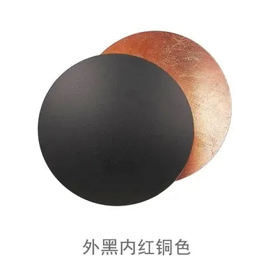 Moon Eclipse LED Wall Sconce – Modern Gold Round Lamp