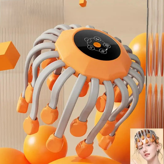 Wireless Octopus Scalp Massager - 20 Heads & 5 Modes