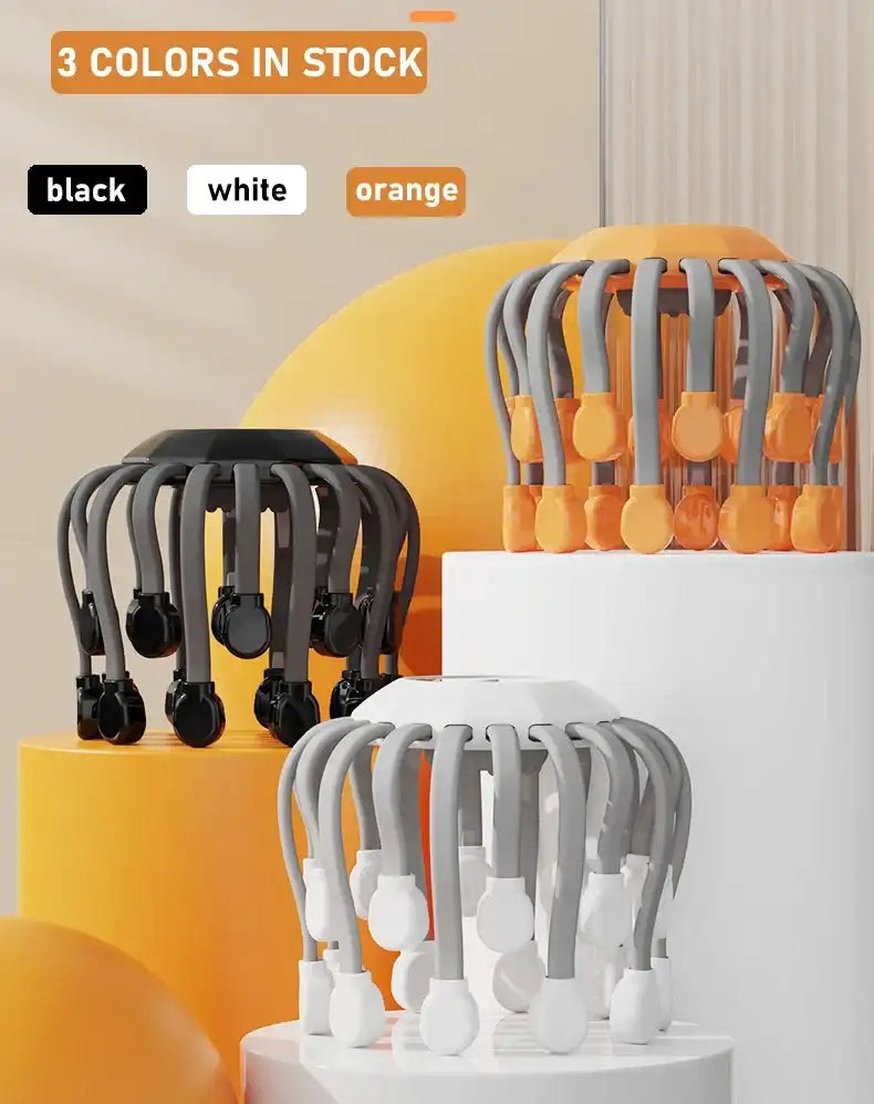 Wireless Octopus Scalp Massager - 20 Heads & 5 Modes