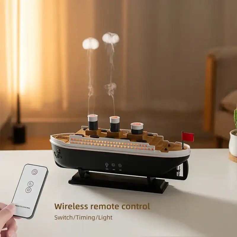 Retro Ocean Liner Humidifier & Jellyfish Aroma Diffuser