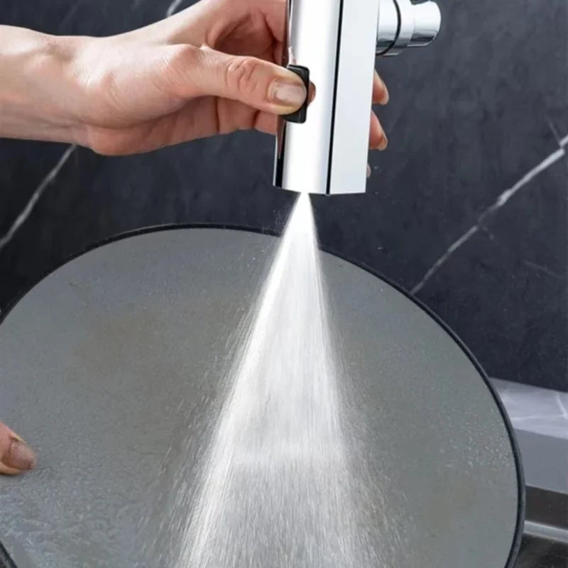 Waterfall Kitchen Faucet Sprayer Head 3-Mode Stream & Filter Nozzle