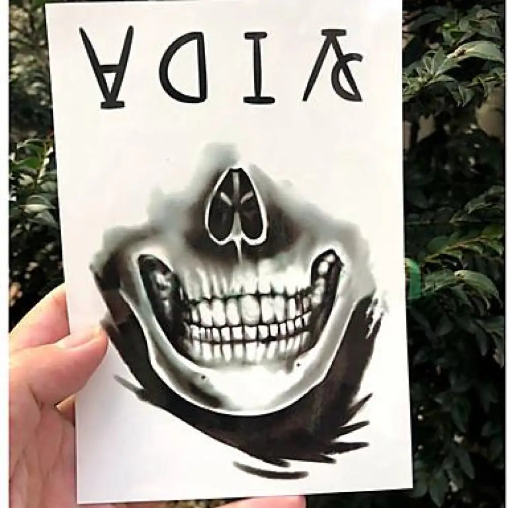 Skull Hand Temporary Skeleton Tattoo Stickers