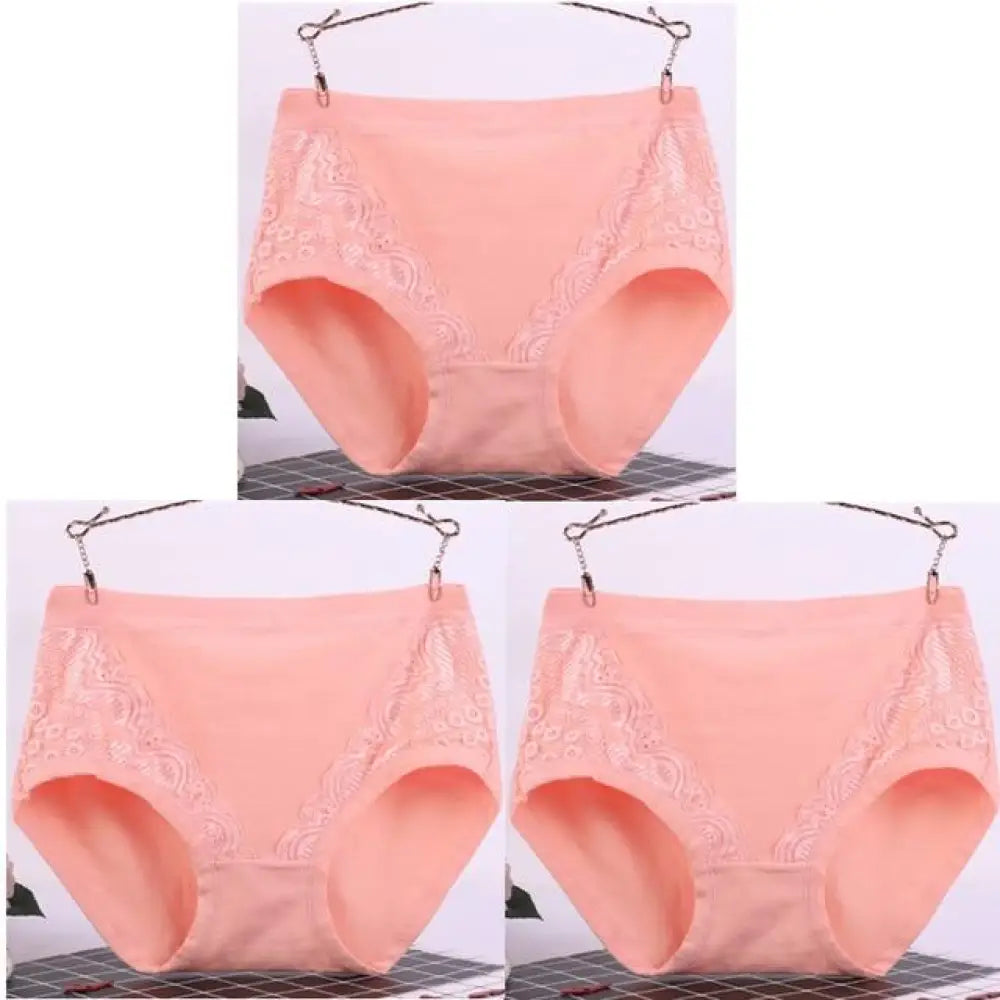 Slim-Fit Lace Underwear (3 pcs)