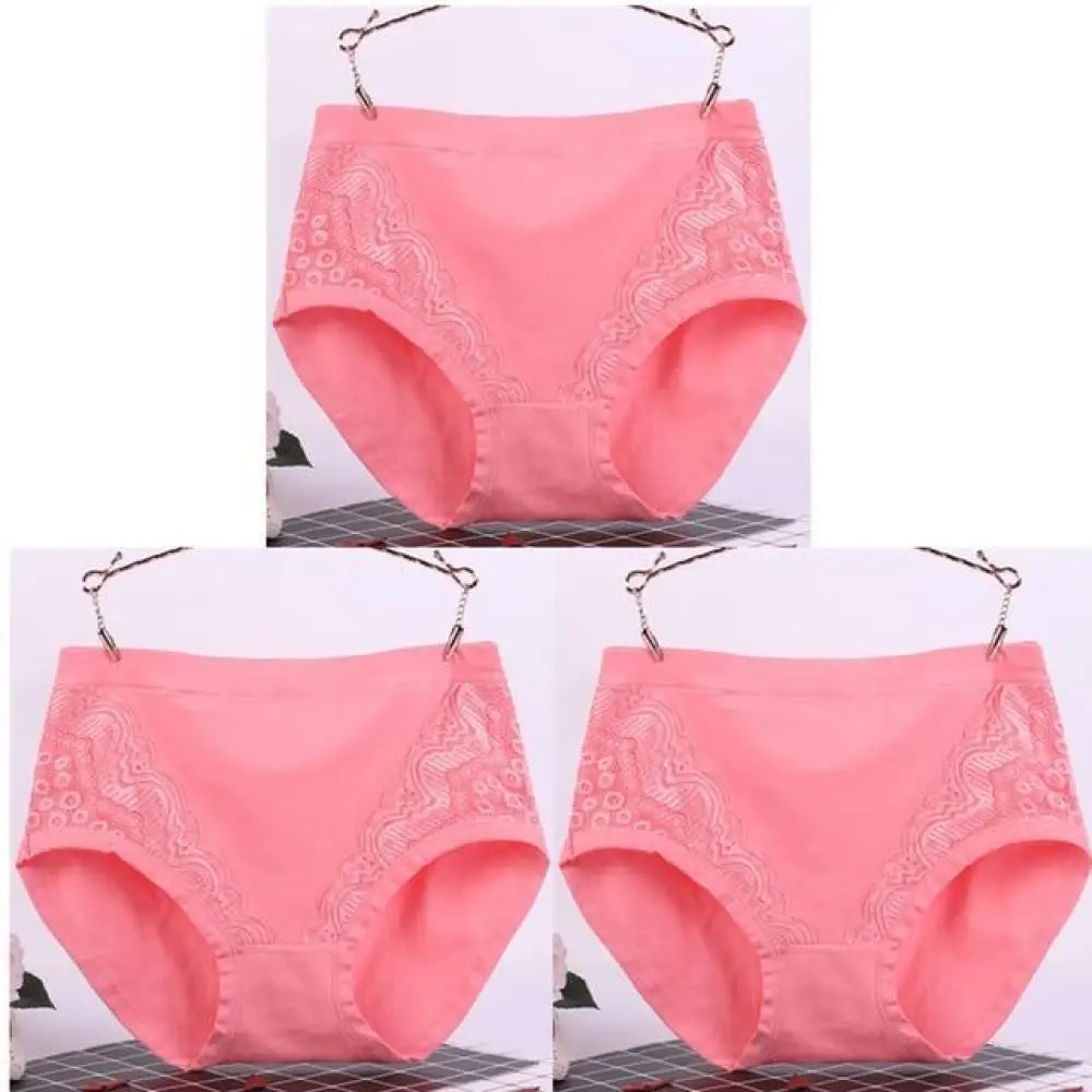 Slim-Fit Lace Underwear (3 pcs)