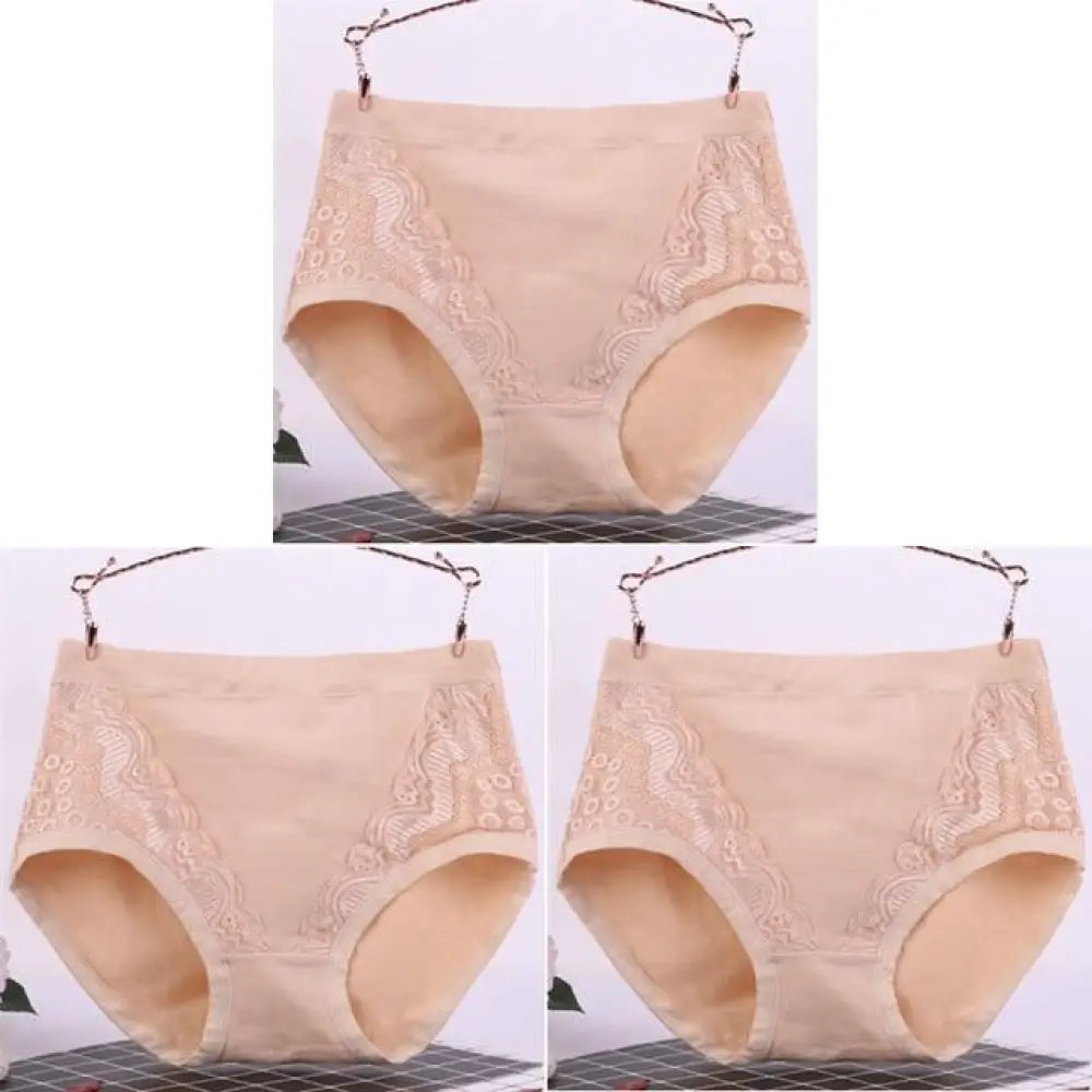 Slim-Fit Lace Underwear (3 pcs)