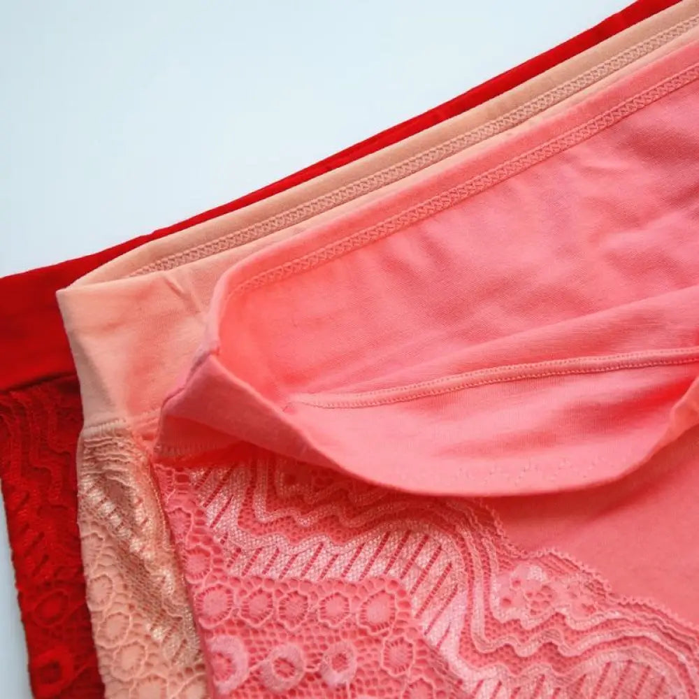 Slim-Fit Lace Underwear (3 pcs)