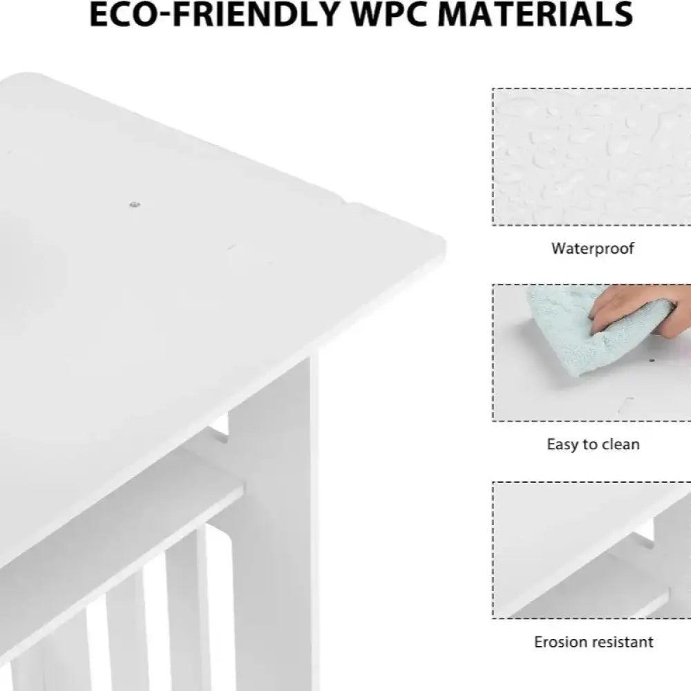 Small Bedside Table – Sofa Side End Table, Nightstand & Storage