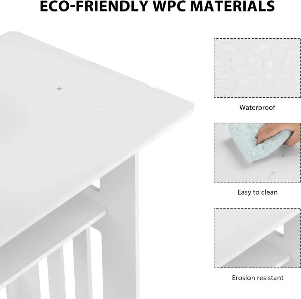 Small Bedside Table – Sofa Side End Table, Nightstand & Storage