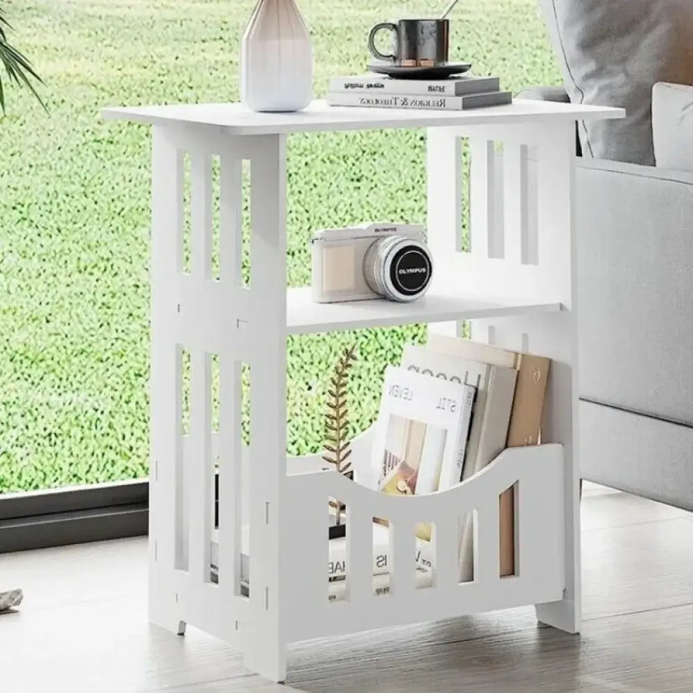 Small Bedside Table – Sofa Side End Table, Nightstand & Storage