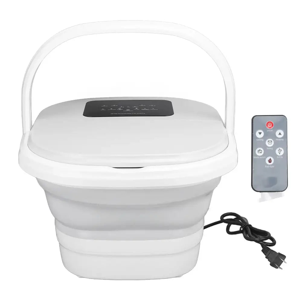 Smart Foldable Foot Soak Tub with Heating & Remote Control – 8L Large Capacity Foot Massager Spa Bath