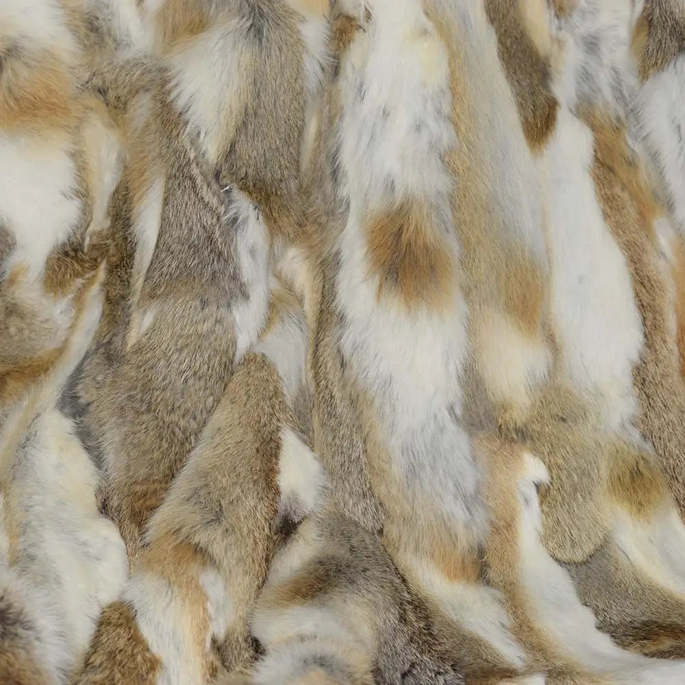 Snow Queen Rabbit Fur Throw Luxury Blanket