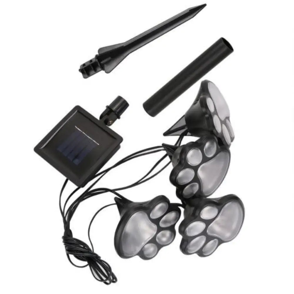 Solar Bear Claw Lawn Light