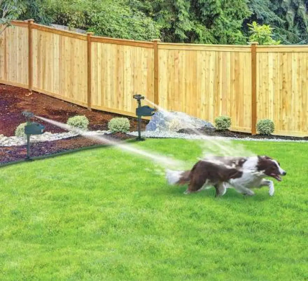 Solar Powered Motion Activated Animal Repellent Garden Sprinkler