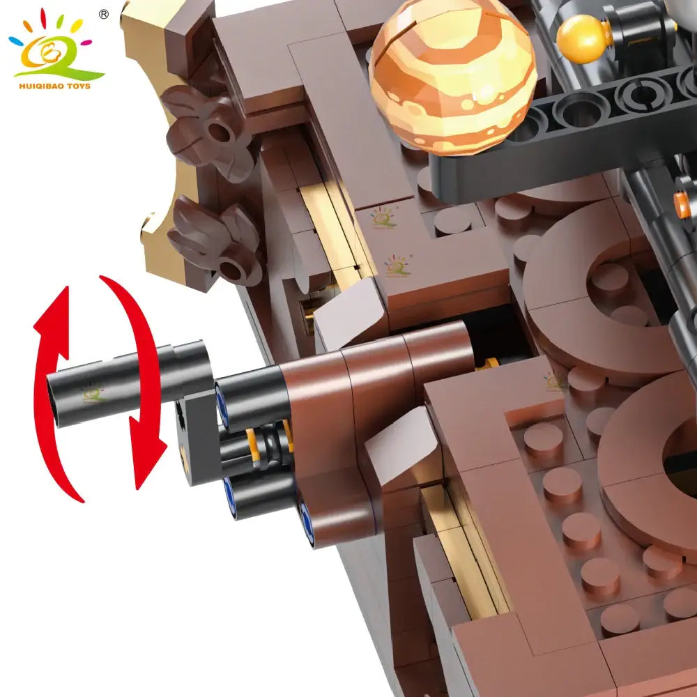 Space Solar System Planet Orbit MINI Building Block Aerospace Desk Ornament