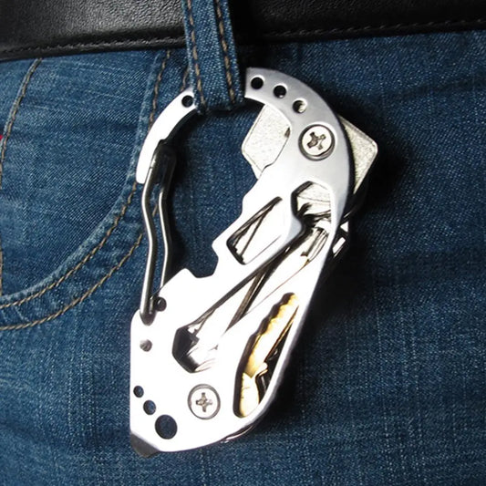 Stainless Steel Key Holder Quick Hang Clips - Pack Of 2