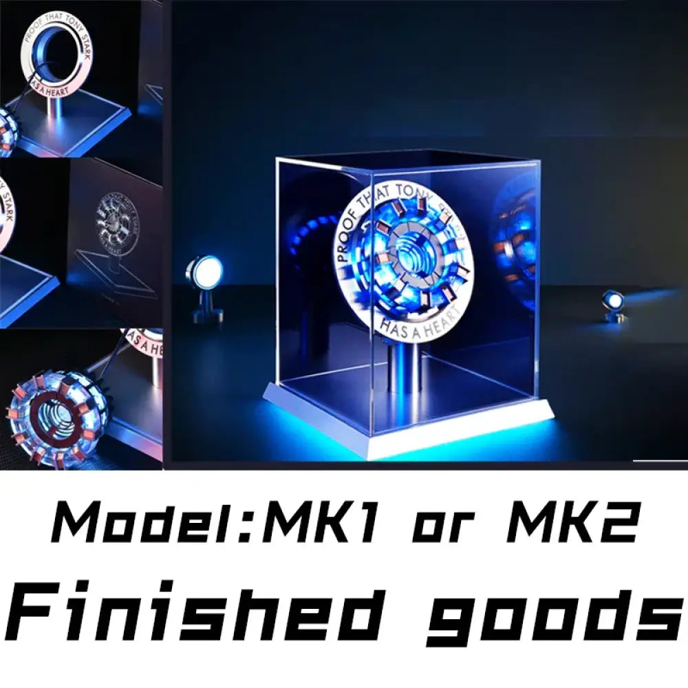 Stark Arc Reactor Metal Alloy USB LED Lamp Voice Control PVD 18cm Collectible